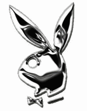 GROS Coussin LAPIN Playboy 1970 Rose - Décoration